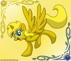 Size: 1600x1379 | Tagged: safe, artist:template93, oc, oc only, oc:ticket, alicorn, pony, alicorn oc, solo