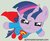 Size: 900x738 | Tagged: dead source, safe, artist:ajshim, twilight sparkle, pony, g4, deviantart watermark, female, male, obtrusive watermark, solo, superman, watermark