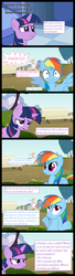 Size: 1500x5500 | Tagged: safe, artist:lightningtumble, pinkie pie, rainbow dash, twilight sparkle, g4, comic, mysteries of equestria, scrunchy face, shrug