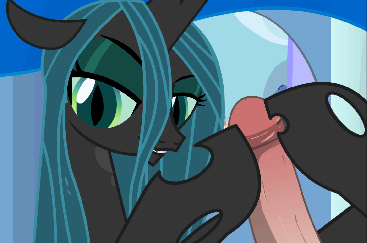 1279px x 850px - 234346 - explicit, artist:tiarawhy, queen chrysalis, human, pony, animated,  female, hoofjob, human on pony action, human penis, male, nudity, offscreen  character, penis, show accurate, show accurate porn, straight - Derpibooru