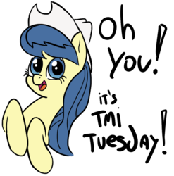 Size: 846x858 | Tagged: dead source, safe, fiddlesticks, earth pony, pony, g4, apple family member, female, mare, simple background, solo, transparent background, tumblr