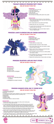 Size: 1025x2353 | Tagged: safe, princess cadance, princess celestia, princess luna, twilight sparkle, alicorn, pony, g4, official, alicorn tetrarchy, drink, fruit sticks, glorious grilled cheese, grilled cheese, hub logo, hubble, mac and cheese, princess, punch (drink), recipe, stock vector, text, the hub, twilight sparkle (alicorn)