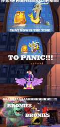 Size: 500x1063 | Tagged: safe, discord, twilight sparkle, g4, alicorn drama, crossover, monsters inc., panic