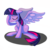 Size: 450x450 | Tagged: safe, artist:sklavenbrause, twilight sparkle, alicorn, pony, g4, facehoof, female, mare, simple background, solo, transparent background, twilight sparkle (alicorn)