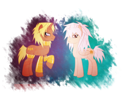 Size: 900x691 | Tagged: safe, artist:angellust155, marik ishtar, ponified, ryo bakura, yu-gi-oh!