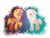 Size: 900x691 | Tagged: safe, artist:angellust155, marik ishtar, ponified, ryo bakura, yu-gi-oh!