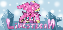 Size: 500x238 | Tagged: safe, artist:srsishere, princess skyla, alicorn, pony, g4, crystal, crystallized, headstand, livestream, sparkles, upside down