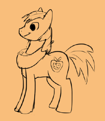 Size: 403x465 | Tagged: safe, artist:bobarella, big macintosh, earth pony, pony, g4, male, sketch, stallion