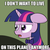 Size: 700x700 | Tagged: safe, artist:ponypie, twilight sparkle, g4, anothertwilightsparkle, bowtie, farnsworth, futurama, i don't want to live on this planet anymore, image macro, male, meme, ponified, ponified meme, professor farnsworth, quote, reaction image, stupidity, twilight sparkle is not amused, unamused