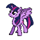 Size: 80x80 | Tagged: safe, artist:kevfin, twilight sparkle, alicorn, pony, g4, pixel art, twilight sparkle (alicorn)