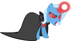 Size: 10670x6000 | Tagged: safe, artist:chrisgotjar, trixie, pony, unicorn, g4, magic duel, absurd resolution, alicorn amulet, angry, female, glowing eyes, open mouth, simple background, solo, transparent background, vector
