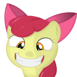 Size: 1200x1200 | Tagged: safe, artist:izeer, apple bloom, g4, my little pony: friendship is magic, the cutie pox