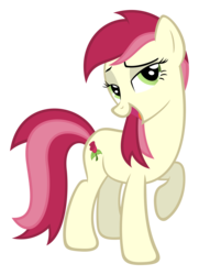 Size: 5000x6924 | Tagged: safe, artist:delectablecoffee, roseluck, earth pony, pony, g4, absurd resolution, bedroom eyes, female, looking at you, show accurate, simple background, solo, transparent background, vector