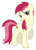 Size: 5000x6924 | Tagged: safe, artist:delectablecoffee, roseluck, earth pony, pony, g4, absurd resolution, bedroom eyes, female, looking at you, show accurate, simple background, solo, transparent background, vector