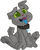 Size: 390x487 | Tagged: safe, artist:elslowmo, artist:php27, rover, diamond dog, g4, colored, diamond puppy, paws, puppy