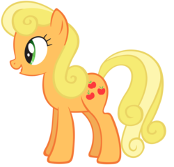 Size: 1597x1535 | Tagged: safe, artist:durpy, color edit, applejack, bon bon, sweetie drops, earth pony, pony, g4, female, simple background, solo, transparent background, vector