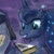 Size: 1500x1500 | Tagged: safe, artist:buttercupsaiyan, princess luna, g4, female, glorious grilled cheese, grilled cheese, sandwich, smiling, solo, window