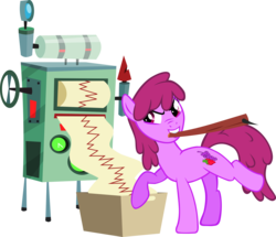 Size: 5122x4397 | Tagged: safe, artist:jerick, berry punch, berryshine, earth pony, pony, g4, absurd resolution, angry, female, machine, mare, simple background, solo, transparent background, vector