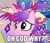 Size: 450x391 | Tagged: safe, edit, edited screencap, screencap, princess cadance, g4, games ponies play, all caps, bad hair, caption, frown, image macro, why