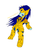 Size: 666x963 | Tagged: safe, artist:cybermananon, pony, 30 minute art challenge, aquarius, aquarius camus, armor, bipedal, ponified, saint seiya, zodiac