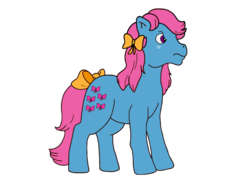 Size: 2000x1500 | Tagged: safe, artist:katarakta4, bow tie (g1), pony, g1, female, solo