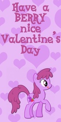 Size: 1200x2400 | Tagged: safe, artist:kurenai-hio, berry punch, berryshine, earth pony, pony, g4, solo, valentine