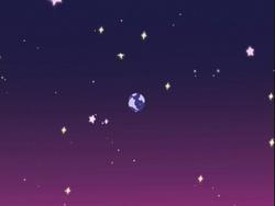 Size: 640x480 | Tagged: safe, screencap, g3, two for the sky, planet, purple, space, stars