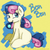 Size: 500x500 | Tagged: safe, artist:robynne, bon bon, sweetie drops, earth pony, pony, g4, blank flank, female, filly, mare, younger