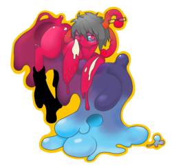 Size: 1895x1852 | Tagged: safe, artist:bombergranatepop, oc, oc only, oc:cteno, monster pony, pony, simple background, solo