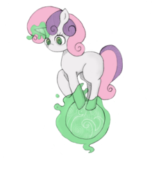 Size: 1397x1595 | Tagged: safe, artist:bombergranatepop, sweetie belle, g4, ball