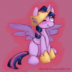Size: 500x500 | Tagged: safe, artist:robynne, twilight sparkle, g4, costume, cute, filly, younger