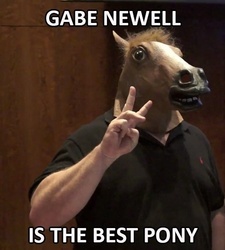 Size: 471x524 | Tagged: safe, best pony, gabe newell, hoers mask, image macro