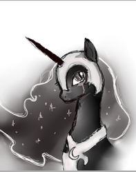 Size: 360x456 | Tagged: safe, artist:derpygoverness, artist:murphylaw4me, nightmare moon, alicorn, pony, g4, crying, solo