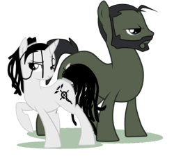 Size: 900x811 | Tagged: safe, artist:turrkoise, fullmetal alchemist, izumi curtis, ponified, sig curtis