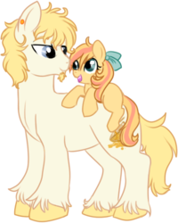 Size: 348x436 | Tagged: safe, artist:lulubell, oc, oc only, earth pony, pony, siblings, simple background, transparent background