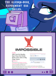 Size: 563x769 | Tagged: safe, princess luna, gamer luna, g4, exploitable meme, tv meme