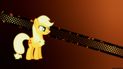 Size: 1920x1080 | Tagged: safe, artist:game-beatx14, applejack, g4, vector, wallpaper