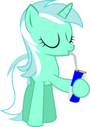 Size: 3223x4550 | Tagged: safe, artist:dashin-stallion, lyra heartstrings, pony, unicorn, g4, drink, drinking, female, high res, mare, red bull, simple background, transparent background, vector