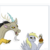 Size: 600x600 | Tagged: safe, artist:jaylacinechiboa, derpy hooves, discord, draconequus, pegasus, pony, g4, angry, confused, female, frown, hoof hold, male, mare, muffin, open mouth, raised eyebrow, simple background, spread wings, transparent background