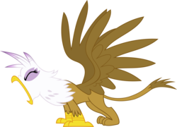 Size: 4690x3373 | Tagged: safe, artist:sulyo, gilda, griffon, g4, griffon the brush off, female, high res, roar, simple background, solo, transparent background, vector
