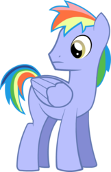 Size: 476x734 | Tagged: safe, artist:jakethespy, rainbow blaze, pegasus, pony, g4, games ponies play, male, simple background, solo, stallion, transparent background, vector
