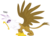 Size: 1112x800 | Tagged: safe, gilda, griffon, g4, griffon the brush off, my little pony: friendship is magic, female, image macro, simple background, solo, transparent background, vector, yay