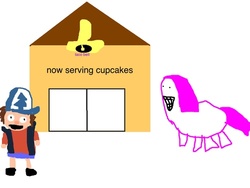 Size: 500x375 | Tagged: safe, artist:ytp4life, pinkie pie, earth pony, human, pony, g4, crossover, dipper goes to taco bell, dipper pines, gravity falls, male, ms paint, pinkamena diane pie, taco bell, text, this will end in cupcakes, this will end in death, this will end in diarrhea, this will end in incest, this will end in murder, this will end in pain, this will end in pain and/or death, this will end in pain and/or tears and/or death, this will end in rape, this will end in tears, this will end in tears and/or death, why, wtf