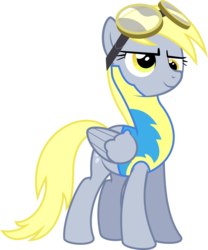 Size: 3973x4782 | Tagged: safe, artist:baumkuchenpony, derpy hooves, pegasus, pony, g4, .svg available, absurd resolution, female, mare, simple background, transparent background, vector, wonderbolt trainee uniform