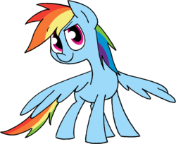 Size: 1431x1169 | Tagged: safe, artist:strangiesleepy, rainbow dash, pony, g4, female, solo