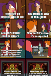 Size: 380x564 | Tagged: safe, alicorn drama, drama, futurama, le, male, parody