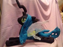 Size: 768x576 | Tagged: safe, artist:irashiryuu, queen chrysalis, g4, irl, photo, plushie, toy