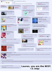 Size: 1232x1692 | Tagged: safe, fighting is magic, them's fightin' herds, /mlp/, 4chan, based faust, collage, community related, fighting is drama, lauren faust, text, twitter, word of faust
