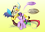 Size: 2227x1586 | Tagged: safe, artist:041744, discord, twilight sparkle, alicorn, pony, g4, chaos, duo, female, hilarious in hindsight, mare, twilight sparkle (alicorn)