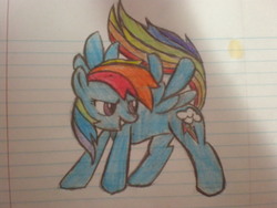 Size: 2048x1536 | Tagged: safe, artist:xxslayer62xx, rainbow dash, g4, traditional art